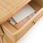 Консоль из плетеного ротанга с ящиками Armelle Rattan Console варинант исполнения - 4 | Loft Concept в Барнауле