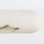 Бра для ванных комнат вертикальное с вытянутым плафоном из алебастра Hinkley варинант исполнения - 5 | Loft Concept в Барнауле