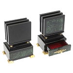 Настольный письменный набор из нефрита в подарочной коробке Victorious варинант исполнения - 11 | Loft Concept в Барнауле