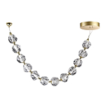 Подвесной светильник из прозрачных шаров Bubbles Bocci варинант исполнения - 5 | Loft Concept в Барнауле