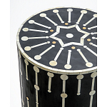 Дизайнерские приставной столик с инкрустацией Mandika Bone Inlay Stool варинант исполнения - 1 | Loft Concept в Барнауле