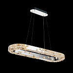 Люстра овальная с мозаичным хрустальным оформлением Sparks of Crystal варинант исполнения - 4 | Loft Concept в Барнауле