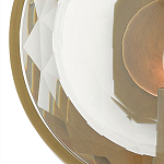 Бра круглое с прозрачным рельефным плафоном Crystal Prism варинант исполнения - 1 | Loft Concept в Барнауле