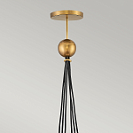 Подвесной светильник с шестью прозрачными стеклянными шарообразными плафонами Hinkley варинант исполнения - 5 | Loft Concept в Барнауле