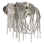 Бра с металиическими цепочками и дугообразными элементами Atlantis Chain варинант исполнения - 5 | Loft Concept в Барнауле