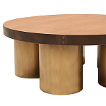 Круглый кофейный стол Stokes Coffee Table варинант исполнения - 3 | Loft Concept в Барнауле