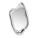 Зеркало в серебряной раме Liquid Iron варинант исполнения - 1 | Loft Concept в Барнауле