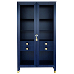 Дизайнерский шкаф витрина Elsa Dreams Blue с 4-мя ящиками варинант исполнения - 9 | Loft Concept в Барнауле