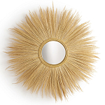 Зеркало с бахромой из растительных волокон WICKER MIRROR 120 варинант исполнения - 1 | Loft Concept в Барнауле