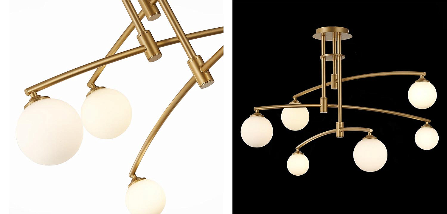Люстра Glendon Chandelier 6 Balls Люстра Glendon Chandelier 6 Balls - Loft-Concept в Барнауле