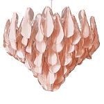 Люстра из стекляных розовых лепестков Petalled Illuminator варинант исполнения - 3 | Loft Concept в Барнауле