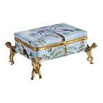 Шкатулка на четырех ангелах Blue Garden варинант исполнения - 1 | Loft Concept в Барнауле