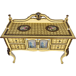 Комод деревянный Illustration of flowers варинант исполнения - 2 | Loft Concept в Барнауле