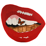 Картина вышивка бисером Grill Cut Out With Butterfly варинант исполнения - 1 | Loft Concept в Барнауле