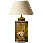 Настольная лампа Шинуазри с абажуром Golden Garden Chinoiserie Table Lamp варинант исполнения - 1 | Loft Concept в Барнауле