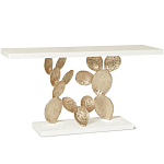 Консоль прямоугольная белая с основанием в виде кактуса Cactus варинант исполнения - 1 | Loft Concept в Барнауле