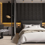 Гипсовая 3D панель с принтографией PE-08 варинант исполнения - 1 | Loft Concept в Барнауле