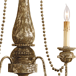 Бра состаренное с нитями из бусин Aged Silhouette варинант исполнения - 1 | Loft Concept в Барнауле