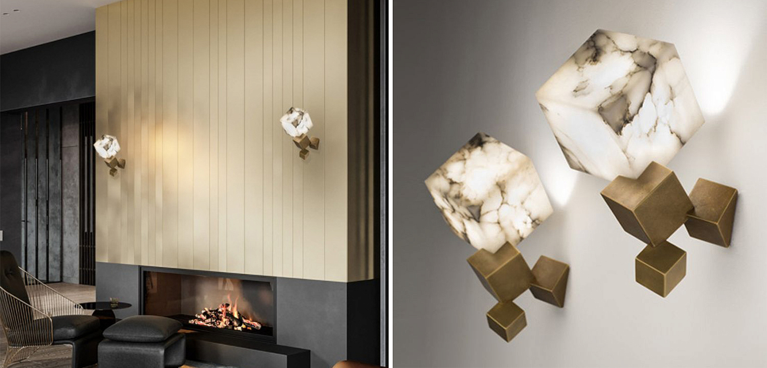 Бра Marble Cube Wall lamp Бра Marble Cube Wall lamp - Loft-Concept в Барнауле