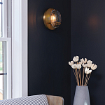 Бра округлой формы с многогранным стеклянным плафоном Hinkley варинант исполнения - 11 | Loft Concept в Барнауле