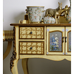 Комод деревянный Illustration of flowers варинант исполнения - 5 | Loft Concept в Барнауле