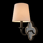 Бра с белым текстильным абажуром и фигурным основанием с зеркальной вставкой Vitorino варинант исполнения - 15 | Loft Concept в Барнауле