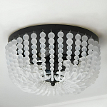 Потолочный светильник круглый с стеклянными бусинами Uniformity варинант исполнения - 3 | Loft Concept в Барнауле