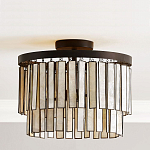 Потолочный светильник с подвесами из перламутра Unique Shine Effect варинант исполнения - 2 | Loft Concept в Барнауле