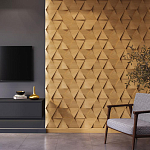 Гипсовая 3D панель с принтографией PM-49 варинант исполнения - 1 | Loft Concept в Барнауле