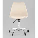 Офисный стул на металлическом основании EGGERY Beige пластик варинант исполнения - 5 | Loft Concept в Барнауле