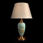 Настольная лампа голубая с изображением птиц Slip Away варинант исполнения - 2 | Loft Concept в Барнауле