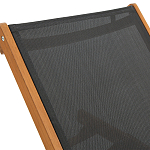 Шезлонг из текстиля и эвкалипта Power of Nature варинант исполнения - 5 | Loft Concept в Барнауле