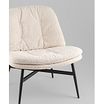 Кресло лаунж Tail молочный варинант исполнения - 2 | Loft Concept в Барнауле