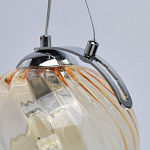 Подвесной светильник со стеклянном плафоном в форме бокала Kaleido варинант исполнения - 9 | Loft Concept в Барнауле