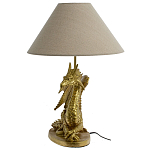 Настольная лампа с абажуром Дракон Golden Dragon Lamp Beige варинант исполнения - 2 | Loft Concept в Барнауле