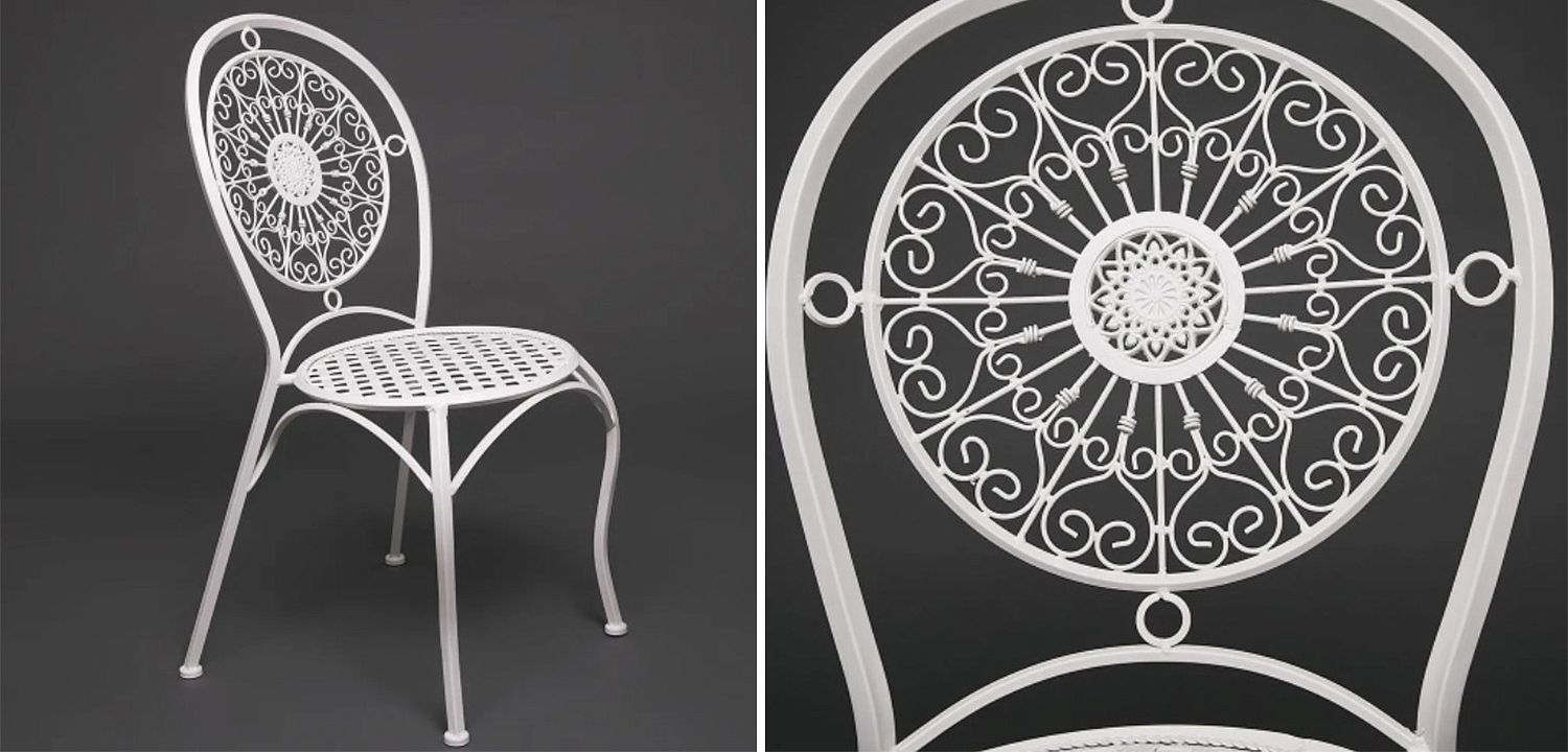 Стул Forged Patterns Anita White Стул Forged Patterns Anita White - Loft-Concept в Барнауле
