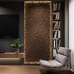 Гипсовая 3D панель с принтографией PM-50 варинант исполнения - 4 | Loft Concept в Барнауле