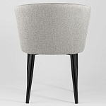 Мягкое кресло на металлических ножках Shaggy Grey варинант исполнения - 4 | Loft Concept в Барнауле