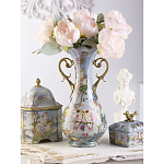 Ваза фарфоровая с попугаями Gaya варинант исполнения - 9 | Loft Concept в Барнауле