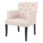 Кресло Addison Chic Armchair beige flax варинант исполнения - 3 | Loft Concept в Барнауле