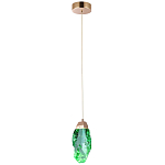 Подвесной светильник Soar Hanging Lamp Brass Green Зелёный варинант исполнения - 2 | Loft Concept в Барнауле