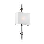 Бра с прямоугольным тканевым абажуром белого цвета Feiss варинант исполнения - 1 | Loft Concept в Барнауле