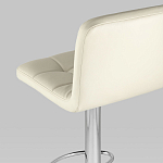 Барный стул с сиденьем молочного цвета Honory варинант исполнения - 6 | Loft Concept в Барнауле