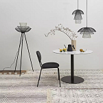 Торшер с трехъярусным плафоном из металлической сетки Metal Mesh Floor Lamp варинант исполнения - 2 | Loft Concept в Барнауле