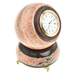 Часы настольные в виде шара из натурального камня Ball Stone Clock варинант исполнения - 2 | Loft Concept в Барнауле