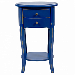 Синяя тумба на фигурных ножках Shelby варинант исполнения - 1 | Loft Concept в Барнауле