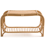 Скамья для прихожей из стеблей ротанга Willa Rattan Bench варинант исполнения - 3 | Loft Concept в Барнауле
