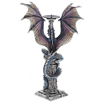 Подсвечник в виде Дракона Grey Blue Dragon Candlestick варинант исполнения - 4 | Loft Concept в Барнауле