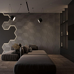 Гипсовая 3D Панель M-52 варинант исполнения - 1 | Loft Concept в Барнауле