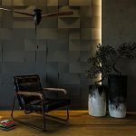 Гипсовая 3D Панель M-08 варинант исполнения - 2 | Loft Concept в Барнауле